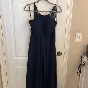 Bridesmaid navy blue dress size 6